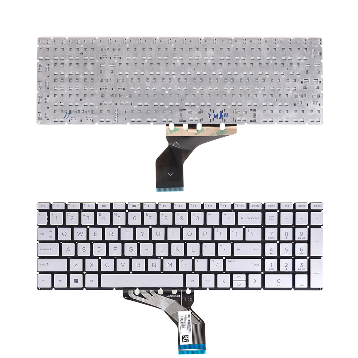 Picture of New Replacement Laptop Keyboard For HP 15-CS 15-CS0025CL 15-CW000 15-CW0027CA 15-CW1063WM SILVER(No Backlit,win8) US Layout